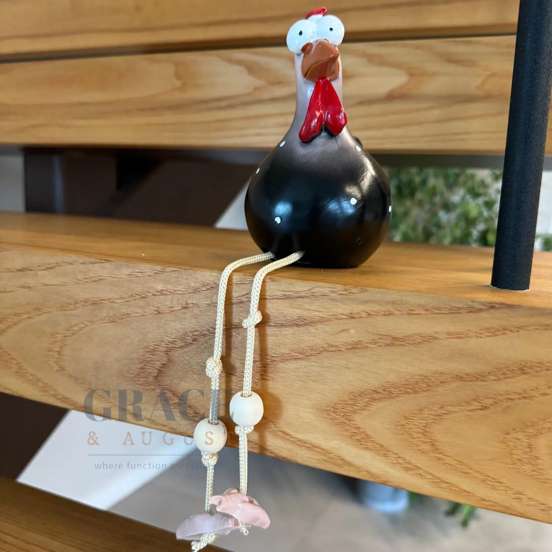 Funny Sitting Chicken | Colourful Resin Chicken for Home Decor NZ |  5 Colour Options A Chicken Decor