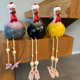 Funny Sitting Chicken | Colourful Resin Chicken for Home Decor NZ |  5 Colour Options Chicken Decor