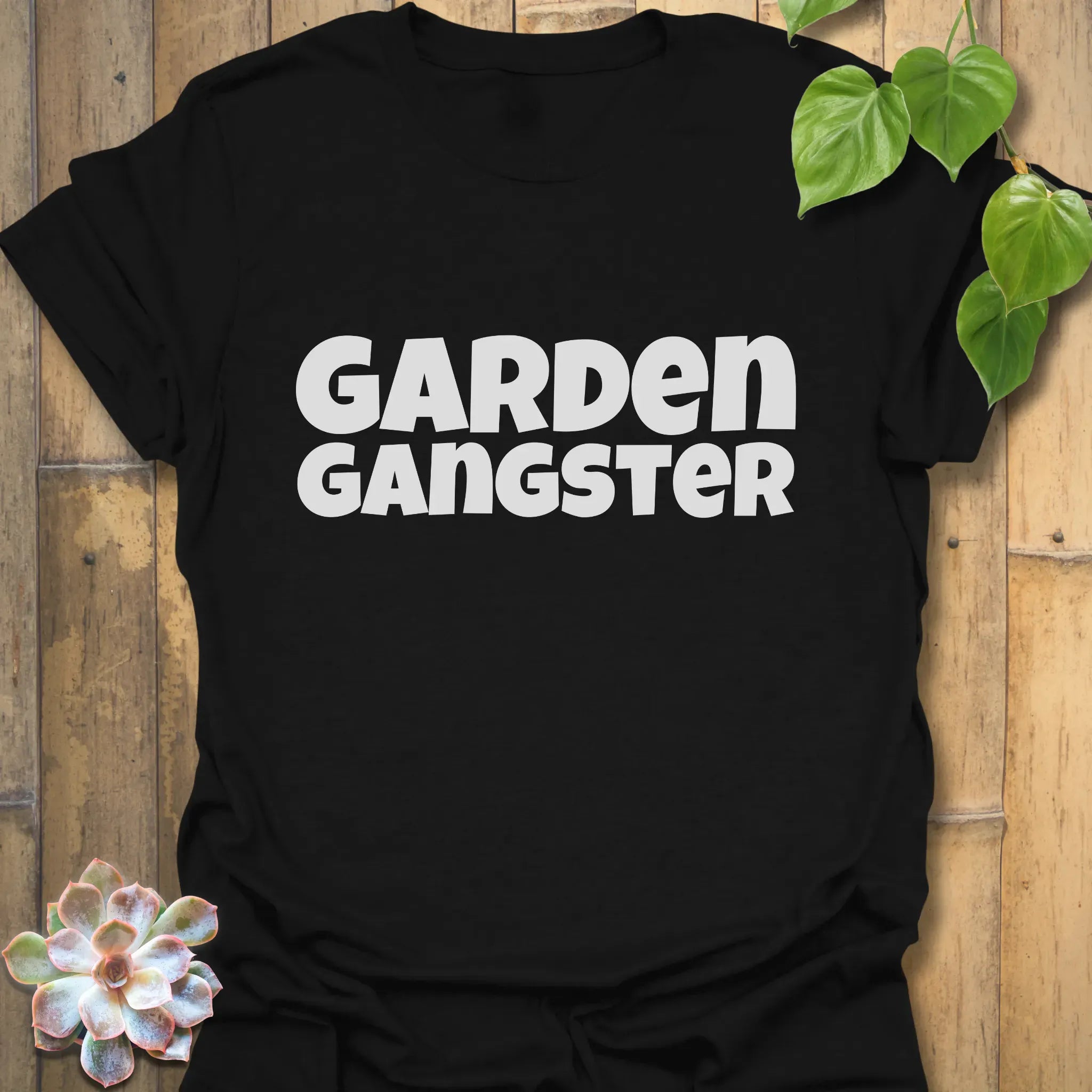 Garden Gangster T-shirt Black / S T-Shirt