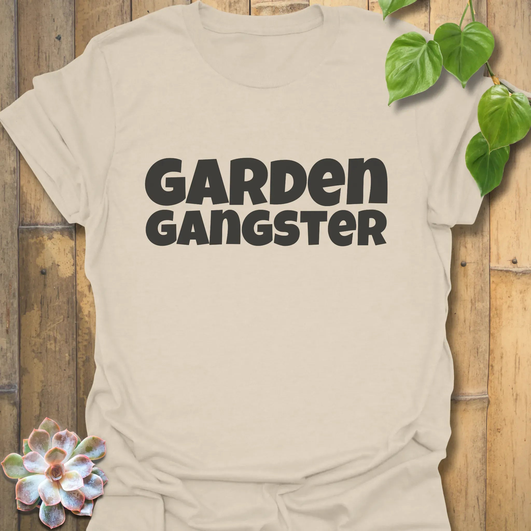 Garden Gangster T-shirt Natural / S T-Shirt