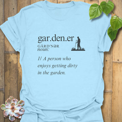 Gardener (noun) T-shirt Light Blue / S T-Shirt