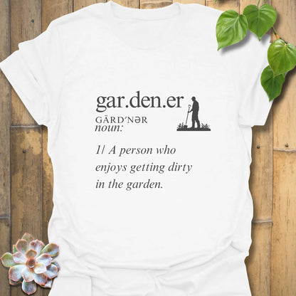 Gardener (noun) T-shirt White / S T-Shirt