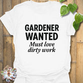 Gardener Wanted T-shirt White / S T-Shirt