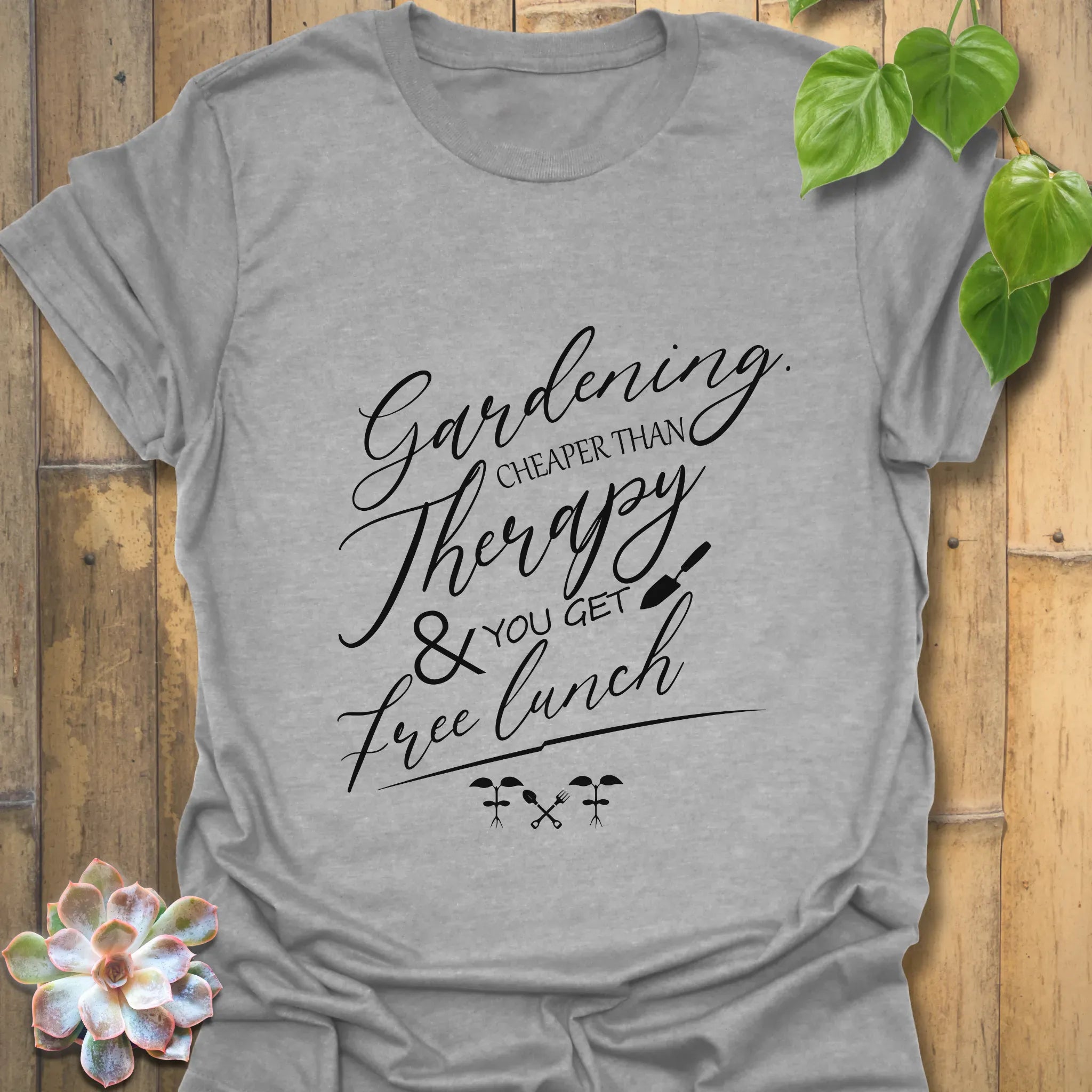 Gardening Cheaper Than Therapy T-shirt Sport Grey / S T-Shirt