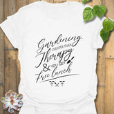 Gardening Cheaper Than Therapy T-shirt White / S T-Shirt