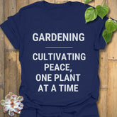 Gardening Cultivating Peace T-shirt Navy / S T-Shirt