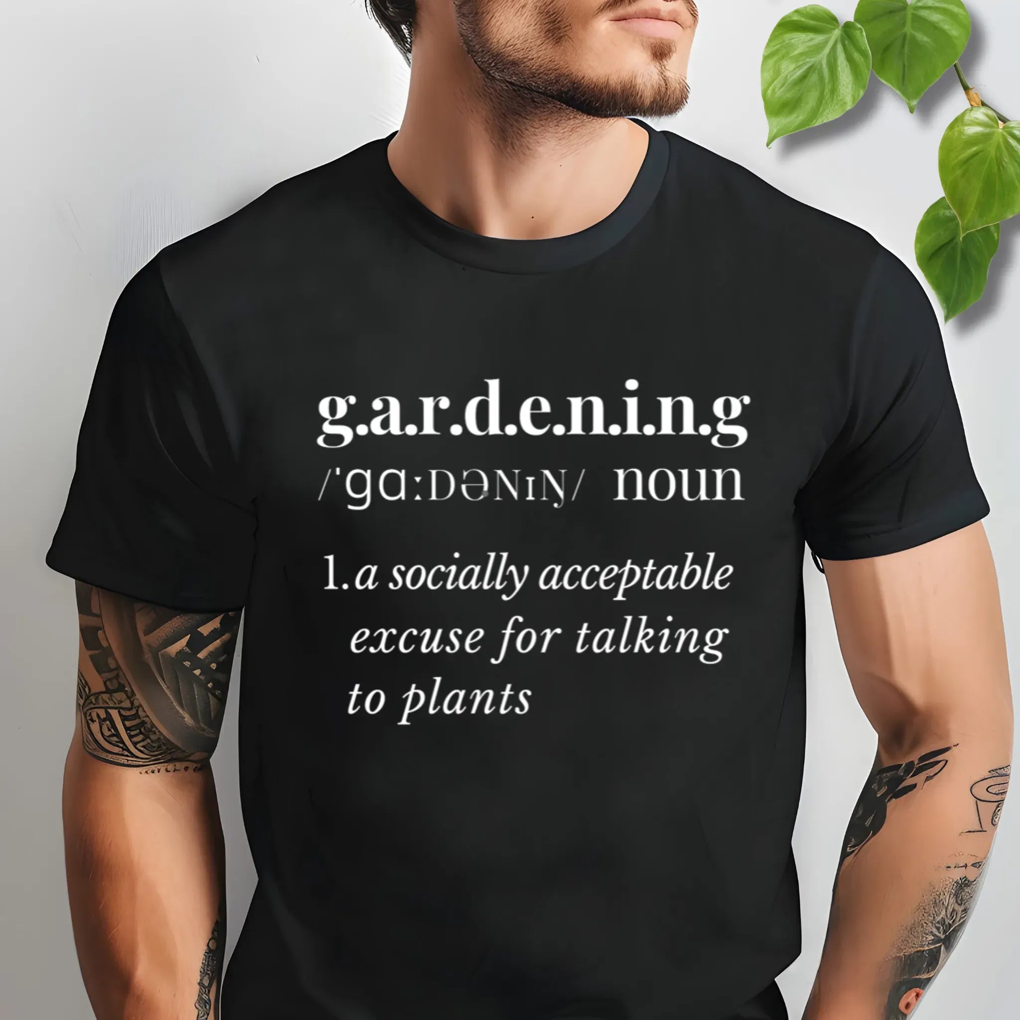 Gardening: Dictionary Definition T-shirt Black / S T-Shirt