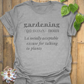 Gardening: Dictionary Definition T-shirt Sport Grey / S T-Shirt