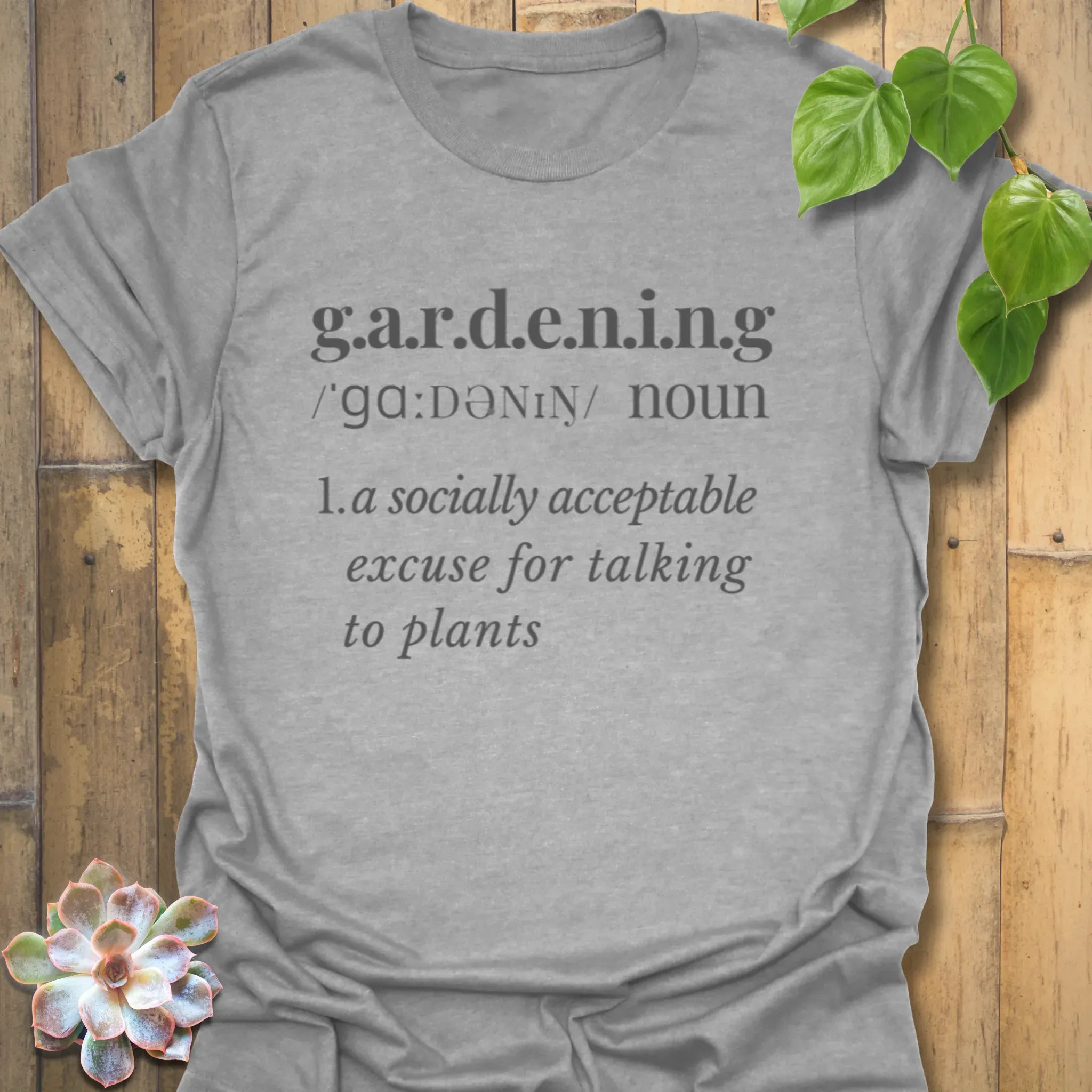 Gardening: Dictionary Definition T-shirt Sport Grey / S T-Shirt