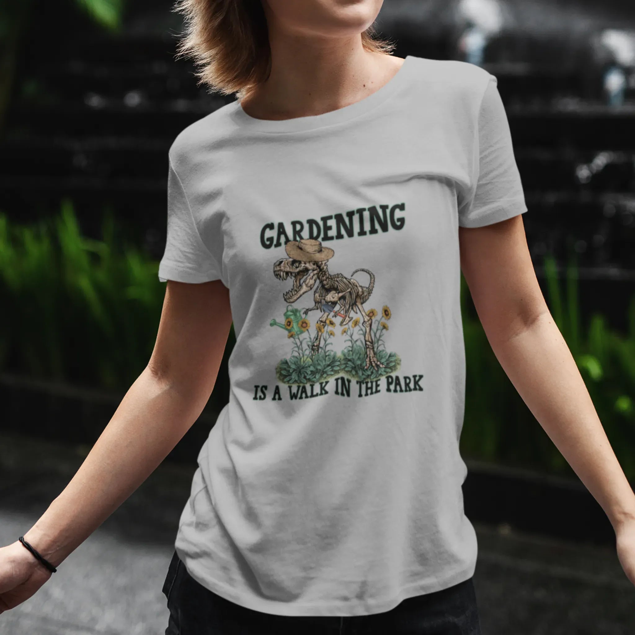 Gardening Is A Walk In The Park T-shirt Sport Grey / S T-Shirt
