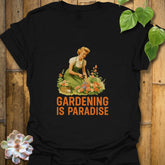 Gardening is Paradise T-shirt Black / S T-Shirt