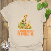 Gardening is Paradise T-shirt Natural / S T-Shirt