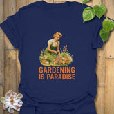 Gardening is Paradise T-shirt Navy / S T-Shirt