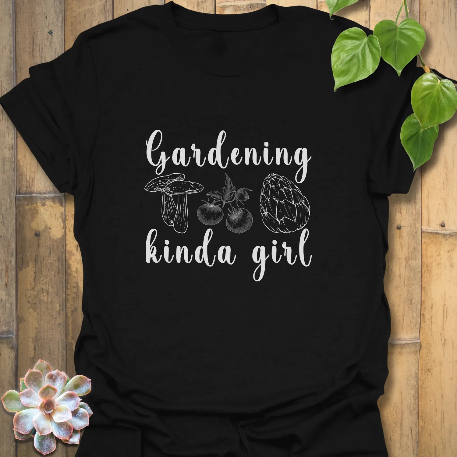 Gardening Kinda Girl T-shirt Black / S T-Shirt