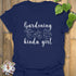 Gardening Kinda Girl T-shirt Navy / S T-Shirt