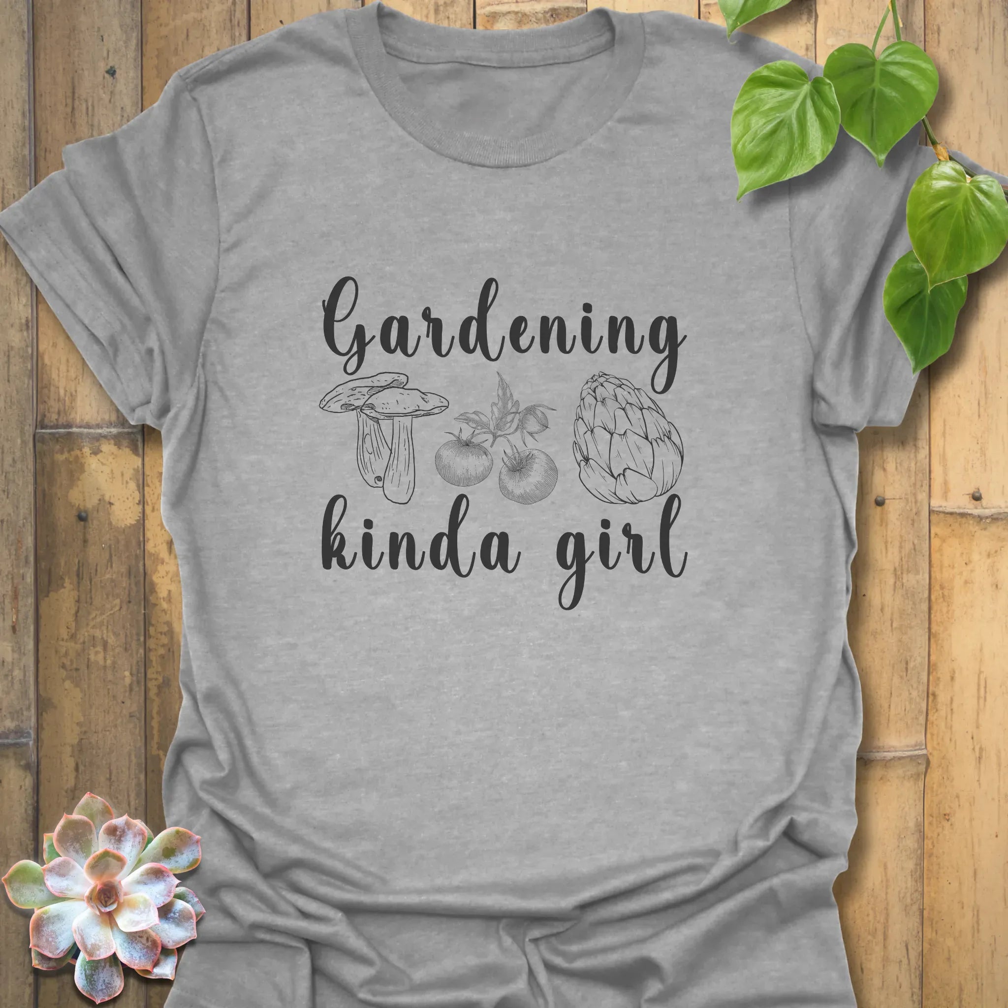 Gardening Kinda Girl T-shirt Sport Grey / S T-Shirt