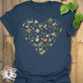 Gardening Loveheart T-Shirt Heather Navy / S T-Shirt
