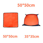 Gardening Potting Mat Orange 50x50 Potting Mat