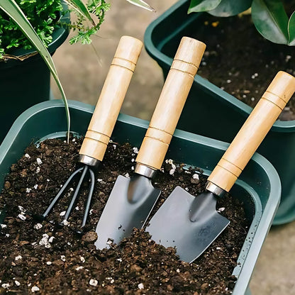 Gardening Tool Set - 3-Piece Premium Kit for Plants &amp; Veggies B2416A 3pcs set Gardening Tool