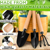 Gardening Tool Set - 3-Piece Premium Kit for Plants & Veggies B2416A 3pcs set Gardening Tool