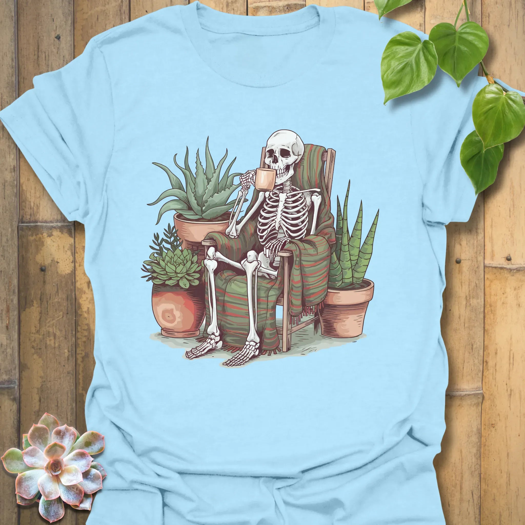 Gardening Until I Die T-shirt Light Blue / S T-Shirt