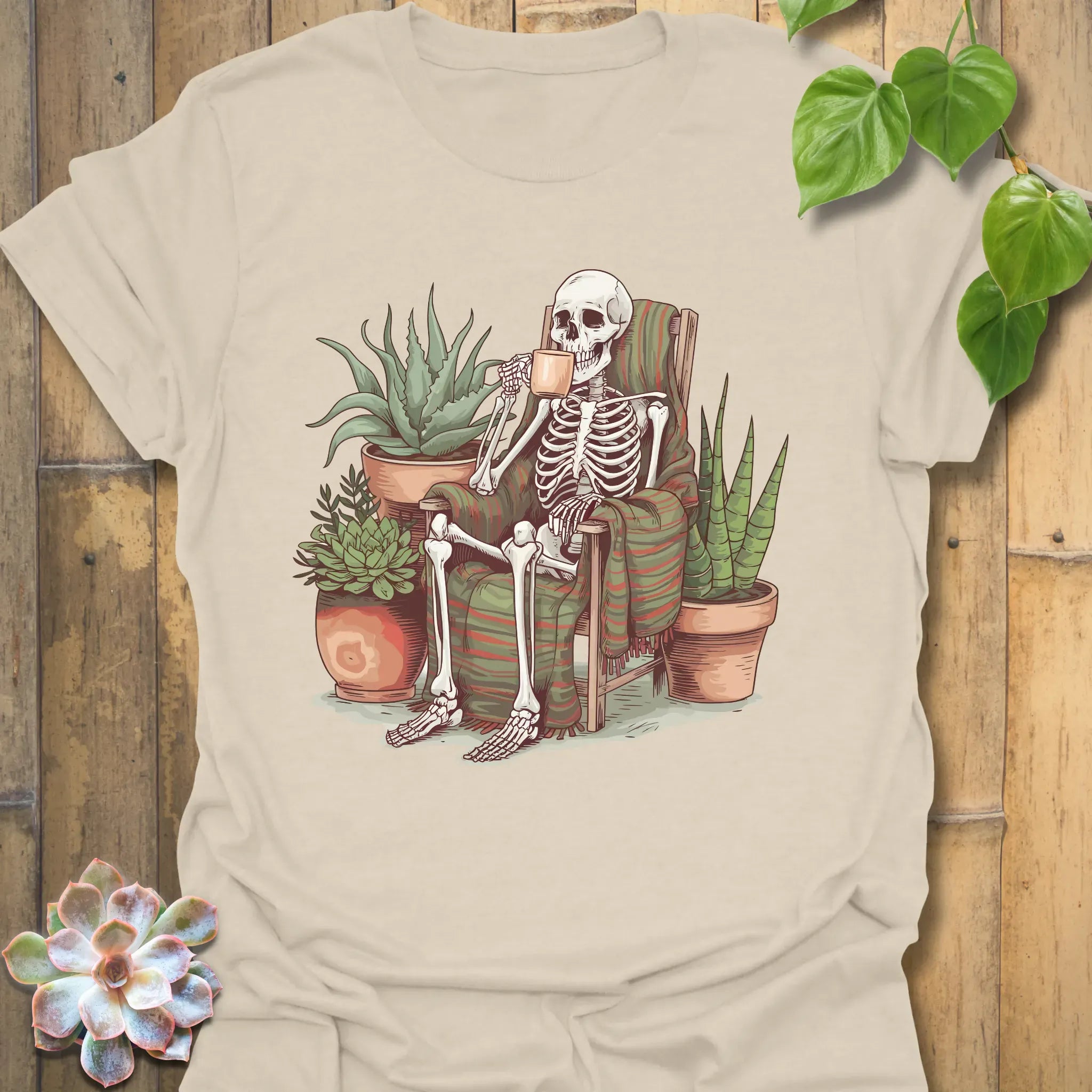 Gardening Until I Die T-shirt Natural / S T-Shirt