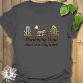 Gardening Yoga T-shirt Charcoal / S T-Shirt