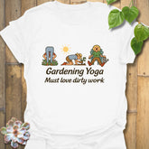 Gardening Yoga T-shirt White / S T-Shirt