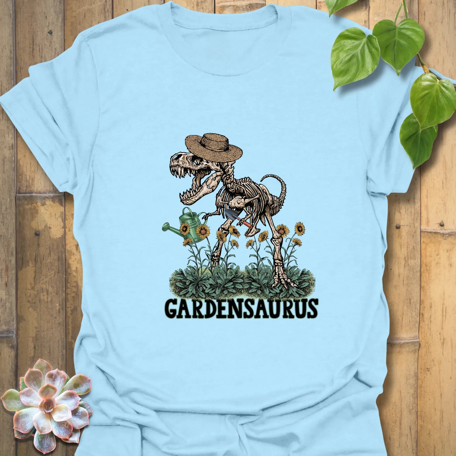 Gardensaurus T-shirt Light Blue / S T-Shirt