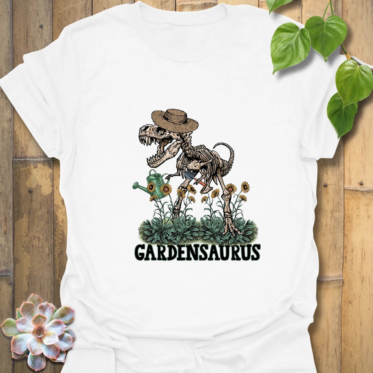 Gardensaurus T-shirt White / S T-Shirt