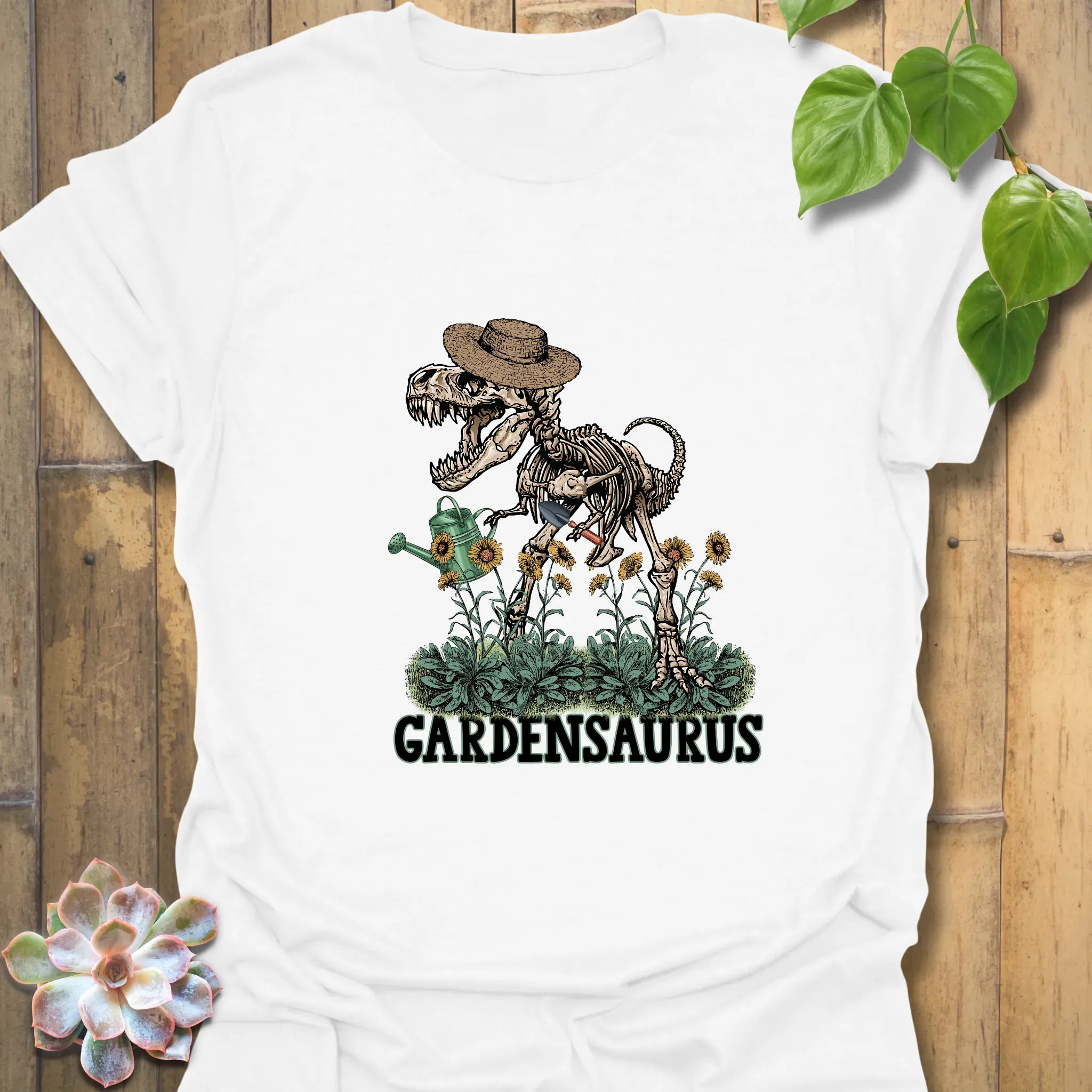 Gardensaurus T-shirt White / S T-Shirt