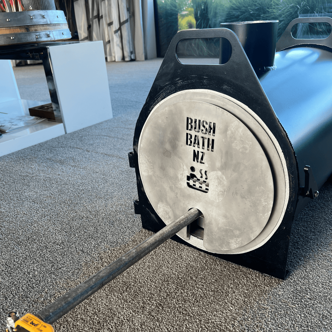 Gas Burner Option hot tub