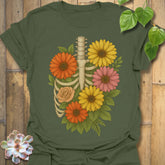 Gerbera Bones T-Shirt Military Green / S T-Shirt