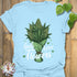 Girls Love Flowers T-shirt Light Blue / S T-Shirt