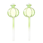 Glass Plant Watering Bulbs - Automatic Drip Irrigation System 2pcs 1 Self Watering Globes