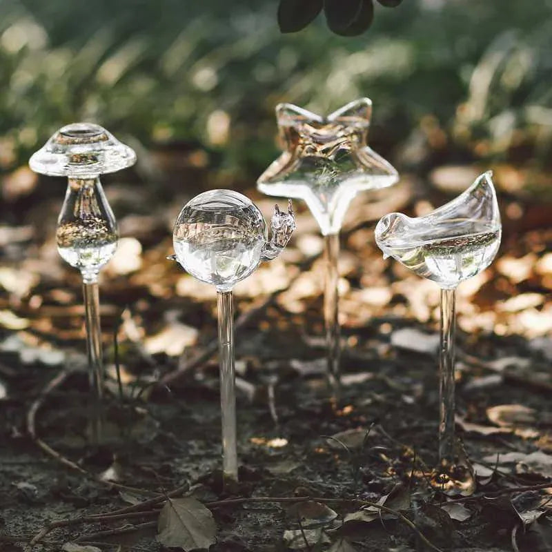 Glass Self-Watering Devices for Stylish Indoor Plants Self Watering Globes