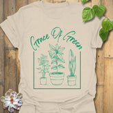 Grace Of Green T-shirt Natural / S T-Shirt