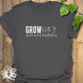 Grow With It T-shirt Charcoal / S T-Shirt