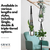 Handmade Macramé Plant Hanger – Limited Stock Plant hangers