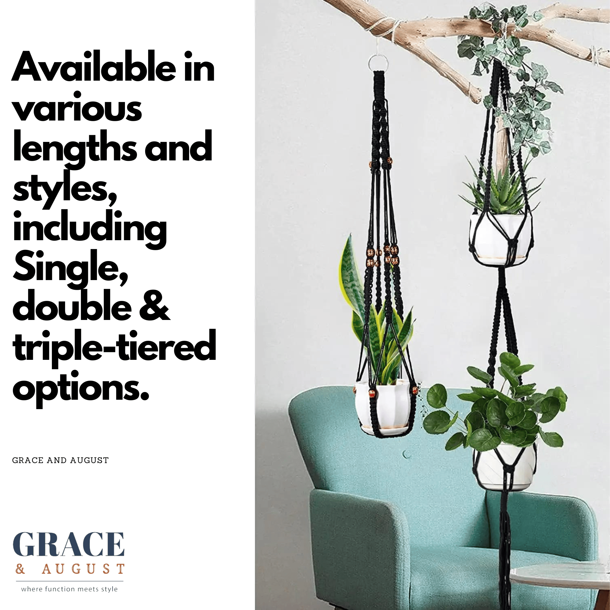 Handmade Macramé Plant Hanger – Limited Stock Plant hangers