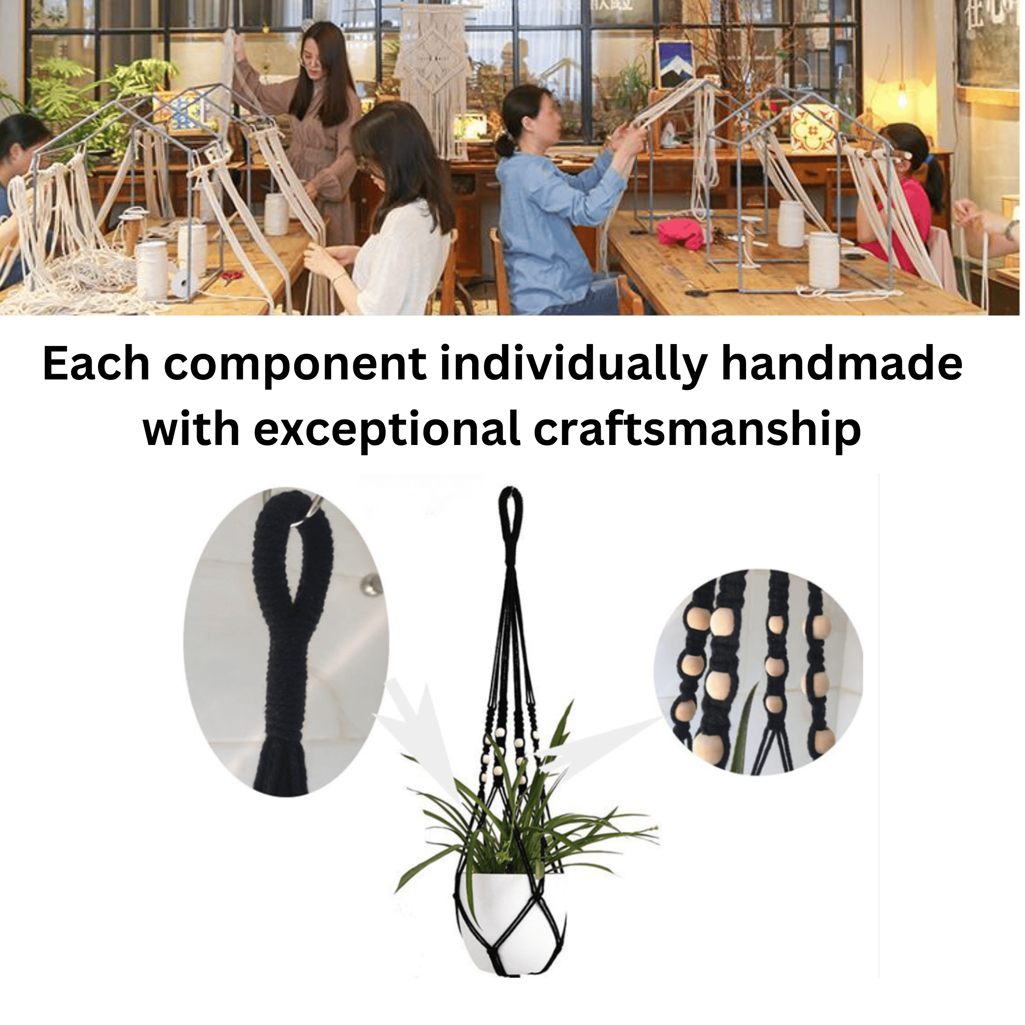 Handmade Macramé Plant Hanger – Limited Stock Plant hangers