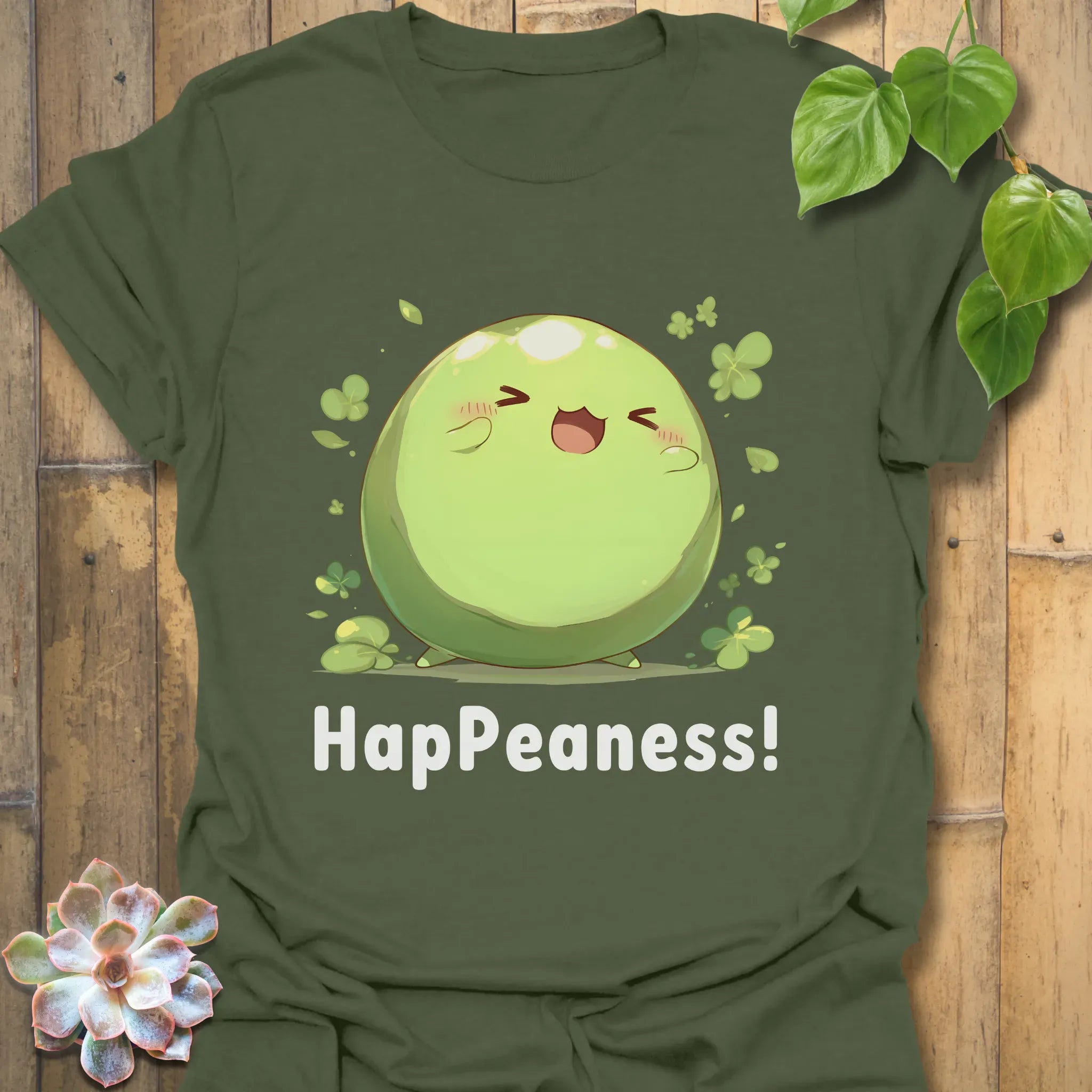 Happeaness T-shirt Military Green / S T-Shirt