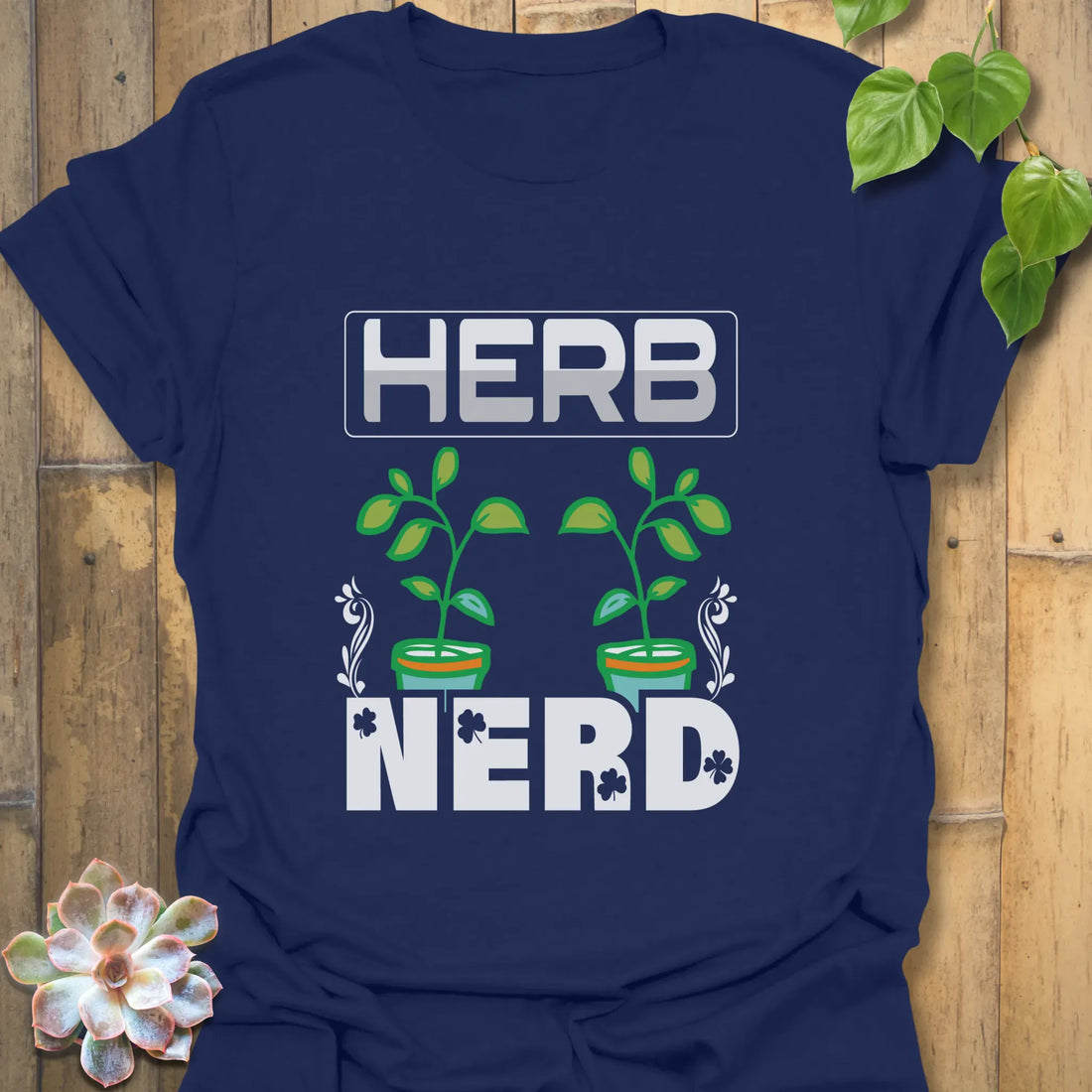 Herb Nerd T-shirt Navy / S T-Shirt