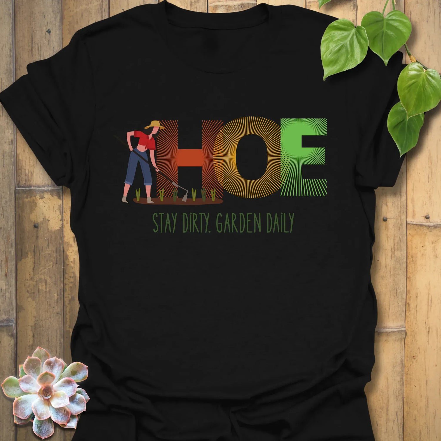HOE, Stay Dirty T-shirt Black / S T-Shirt