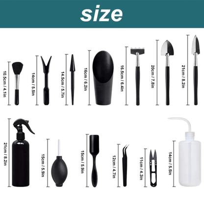 Houseplant Tools for Succulents, Bonsai and Small Houseplants, 8-14 Pieces