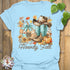Howdy Fall T-shirt Light Blue / S T-Shirt