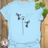 Hummingbird Wish T-shirt Light Blue / S T-Shirt