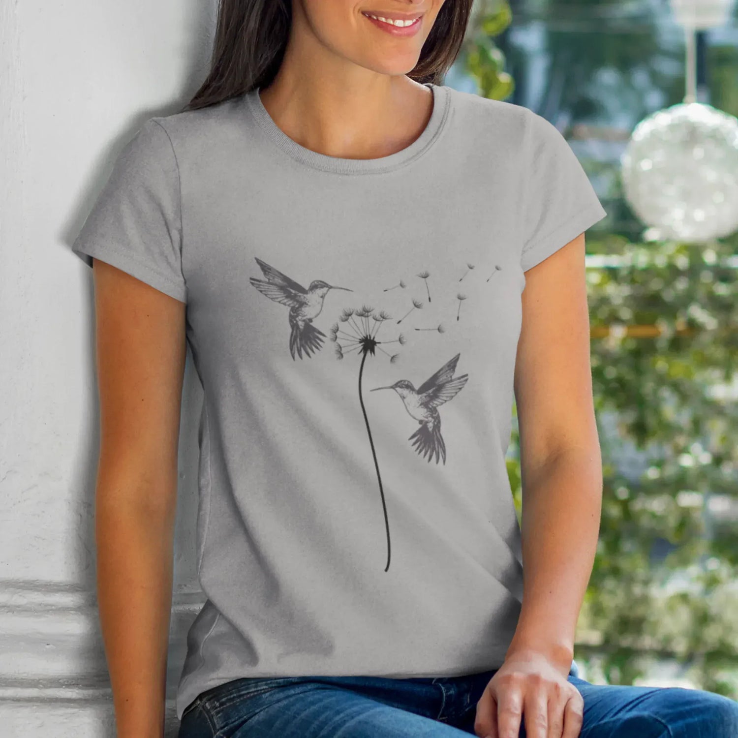 Hummingbird Wish T-shirt Sport Grey / S T-Shirt