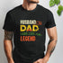 Husband, Dad, Lawn Care Legend – T-shirt Black / S T-Shirt