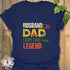 Husband, Dad, Lawn Care Legend – T-shirt Navy / S T-Shirt